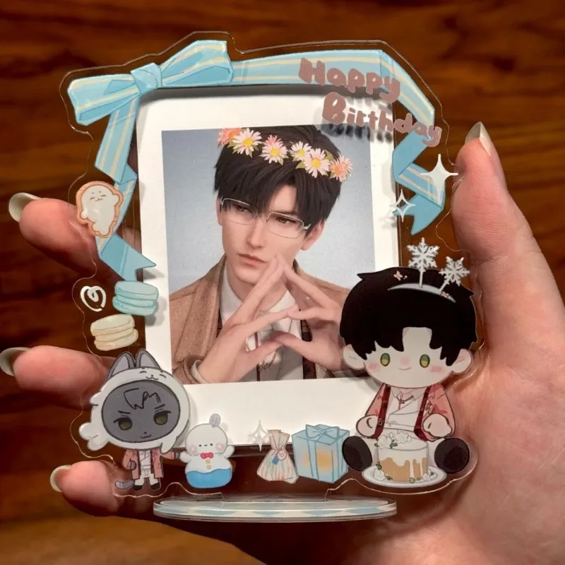 

1Pc Love and Deepspace 3 Inch Photocard Holder Zayne Zaynie LiShen Idol Photo Card Display Holder Small Card Protective Case