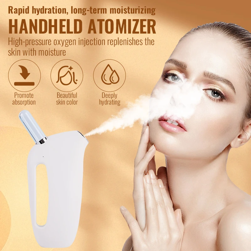 

Handheld Sprayer Moisturizes Hydrates With A High-Precision Micro-hole Atomization Film Covering The Skin Penetrating Gently