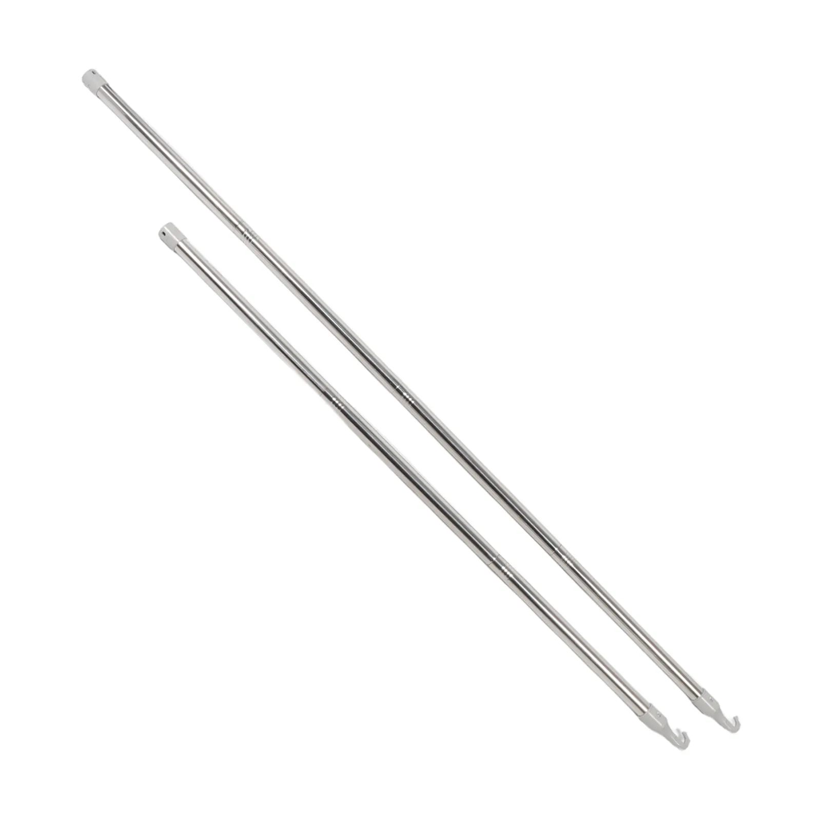 2Pcs Window Shade Hook Pull Pole Detachable Opener Adjustable Push Pull Rod for Attic Window Opening Wand Door
