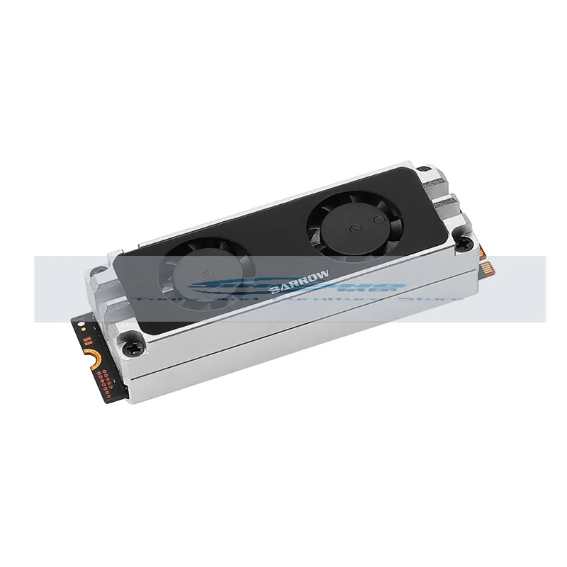 

Barrow 2280 22110 PCIE SATA M.2 Hard Disk Dual Fan Heatsink HDM2280-FT