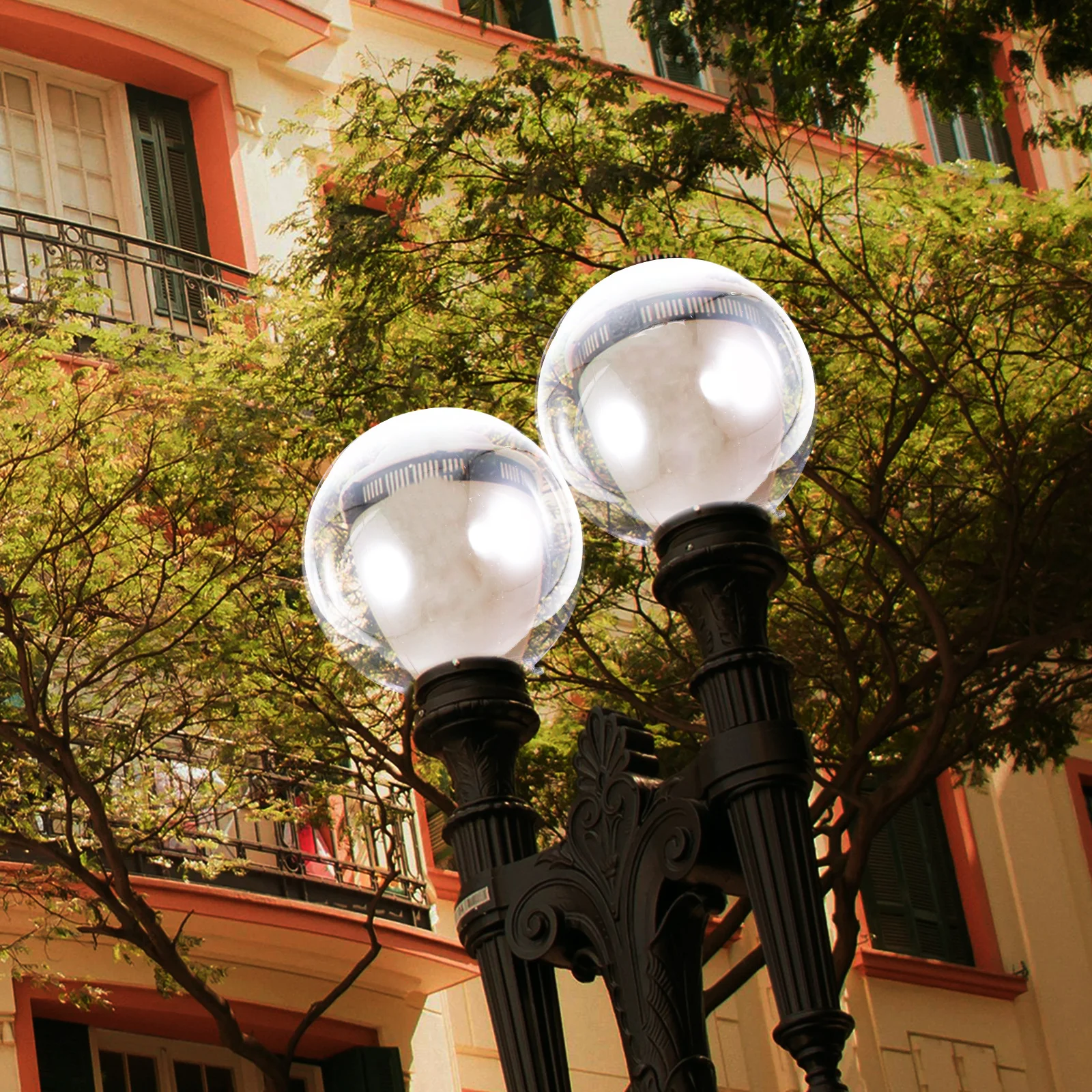 

1pcs Transparent Ball Lamp Shade Clear Acrylic Round Globe For Outdoor Indoor Lighting Fixture Replacement Modern Spherical