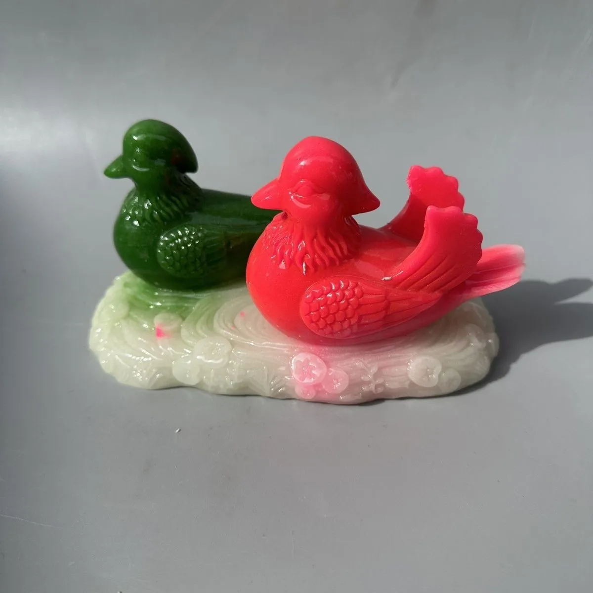 Mandarin duck marriage bedside century-old ornament newlywed new luminous