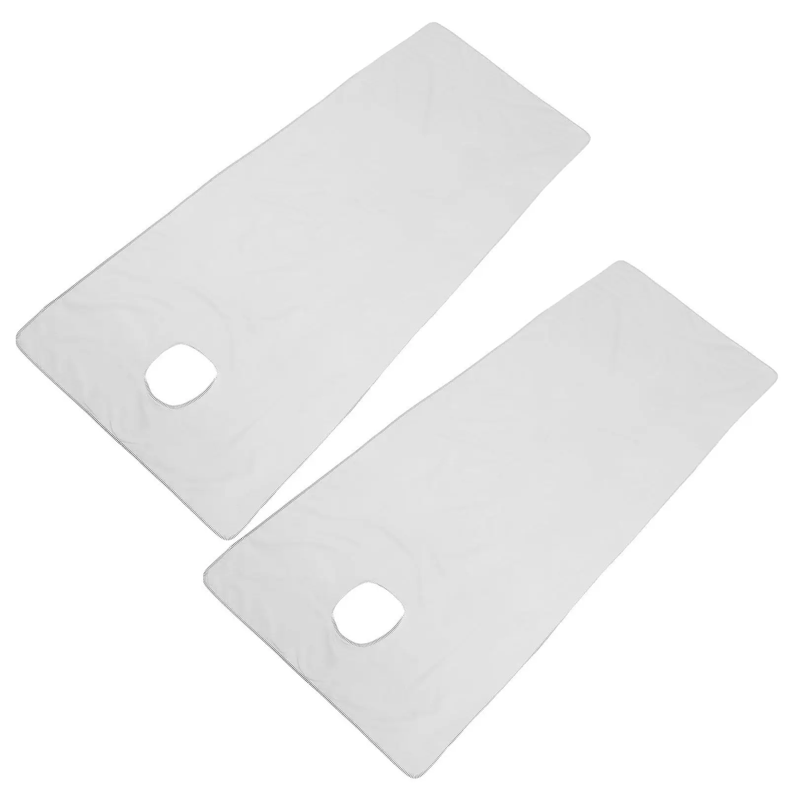 2-個のマッサージベッドシーツセット-80x200cm-コットン製-洗える速乾性-再利用可能なサロンスパテーブルカバー-顔面治療用の穴付き