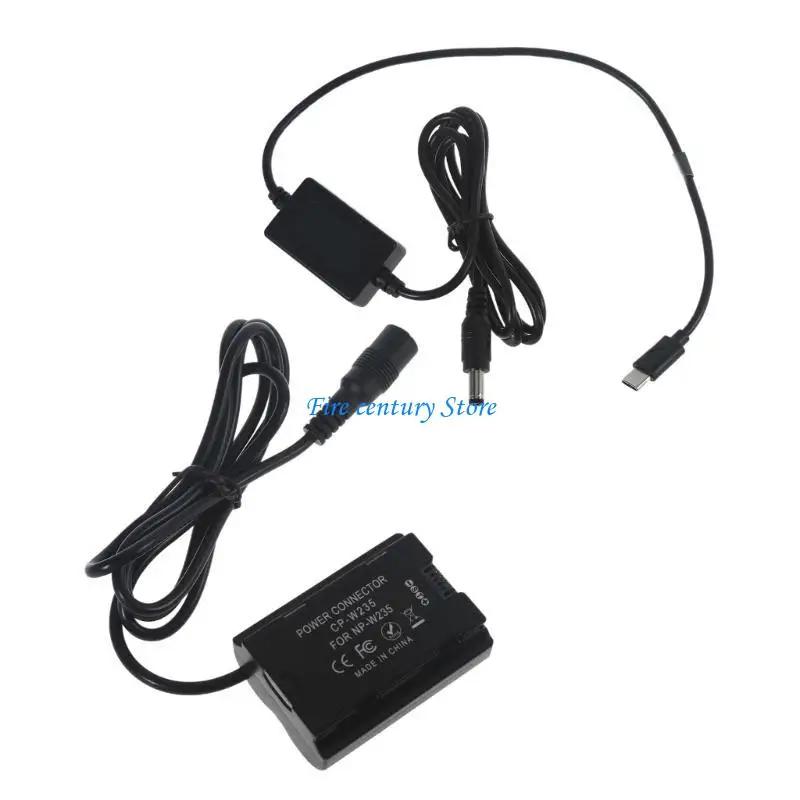 

J6PA фиктивная батарея USB Type C Кабель NP-W-W235 для PD Adapter Cameras Accesso