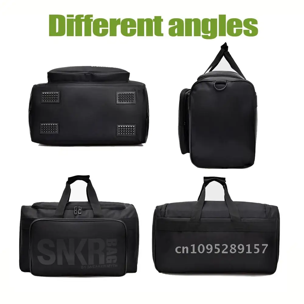 مقصورة التعبئة الكبيرة الرياضة التدريب حقائب الجيم الرجال حذاء رياضة حقيبة مقاوم للماء حقيبة أحذية متعددة SNKR الصالة الرياضية المنظم الكتف مكعب