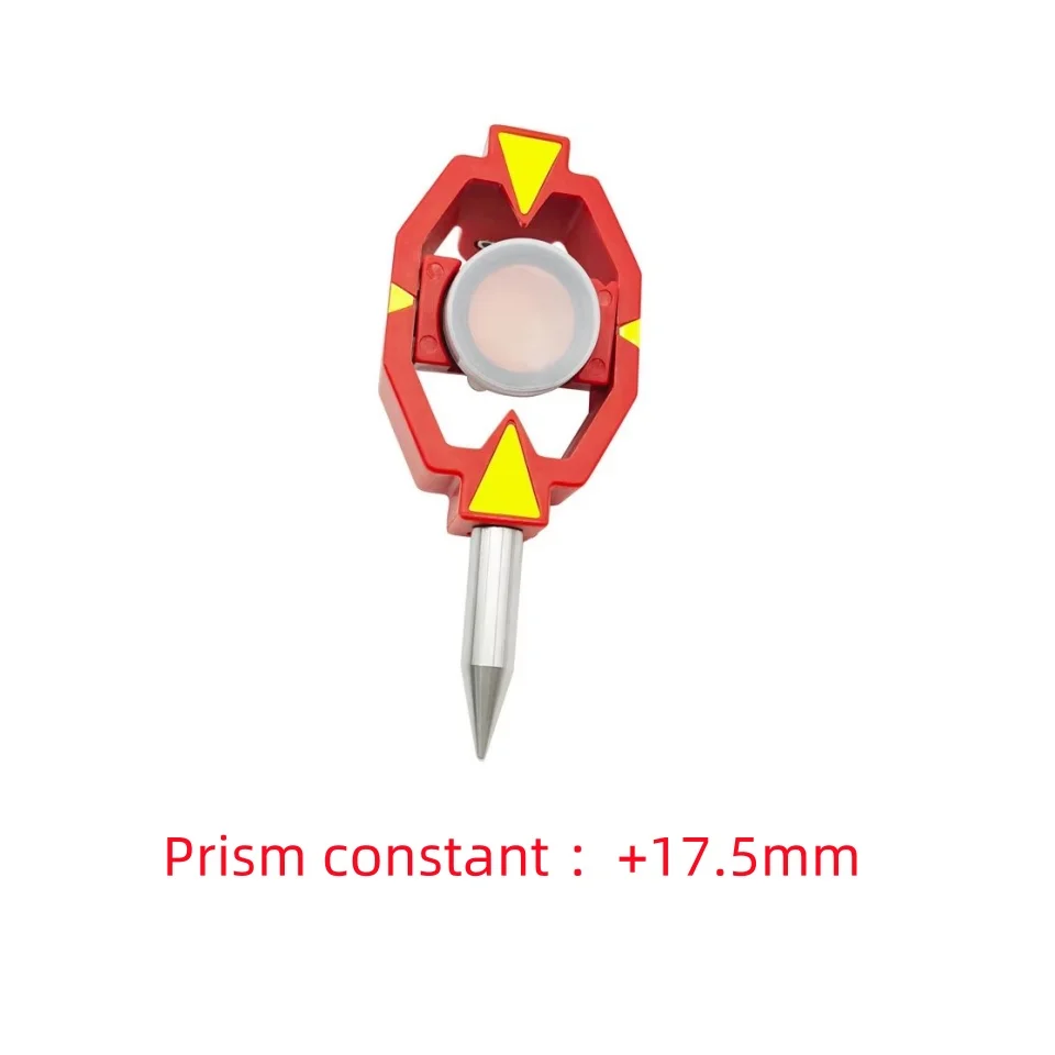 Mini Prism for Leica Swiss Style Total Station Surveying with Tip Point Constant +17.5 mm Offset High Quality