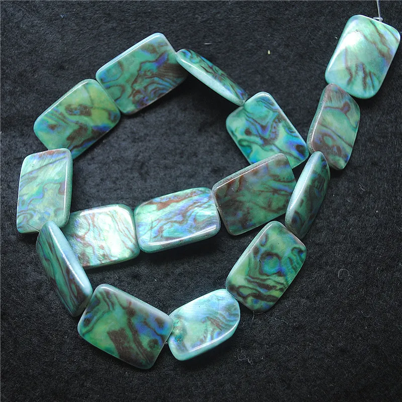 

15PCS New Shell String Plated With Abalone Paper 18X25MM DIY Jewelry Designs For Women Nekclace Making Hot Wholesaele