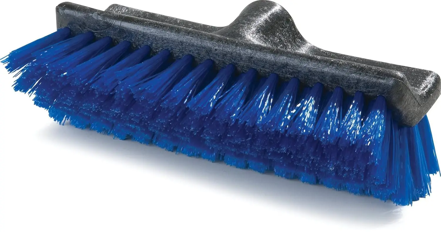 

Flo-Pac Deck Brush Floor Scrubber, Grout Brush with Dual Surface for Bathroom, Patio, Kitchen, Wall and Deck Cleaning