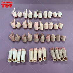 1/6 Scale Makeup Hand Gestures Model Hand Feet Shape Body Accessories Fit 12'' AB001 TBL JIAOU Female Soldier Action Figure