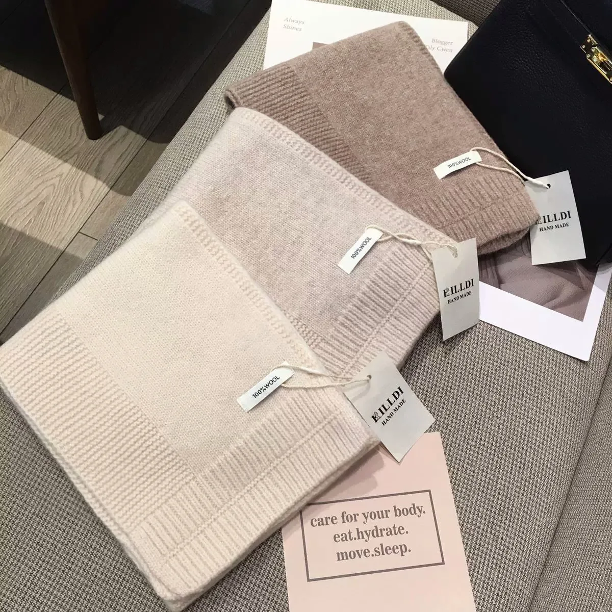 ผ้าพันคอขนสัตว์ออสเตรเลียแท้ 100% คุณภาพสูง สีพื้น ลายแนวตั้ง ผ้าคลุมไหล่แคชเมียร์แท้ ใช้ได้สองแบบ อุ่นสบายในฤดูหนาว