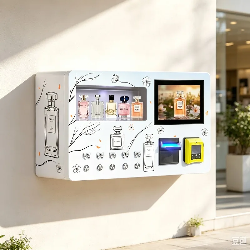 Smart Automatic Perfume Dispenser Small Vending Machine Desktop Wall Mounted Perfume Spray Vending Machine FL Customized