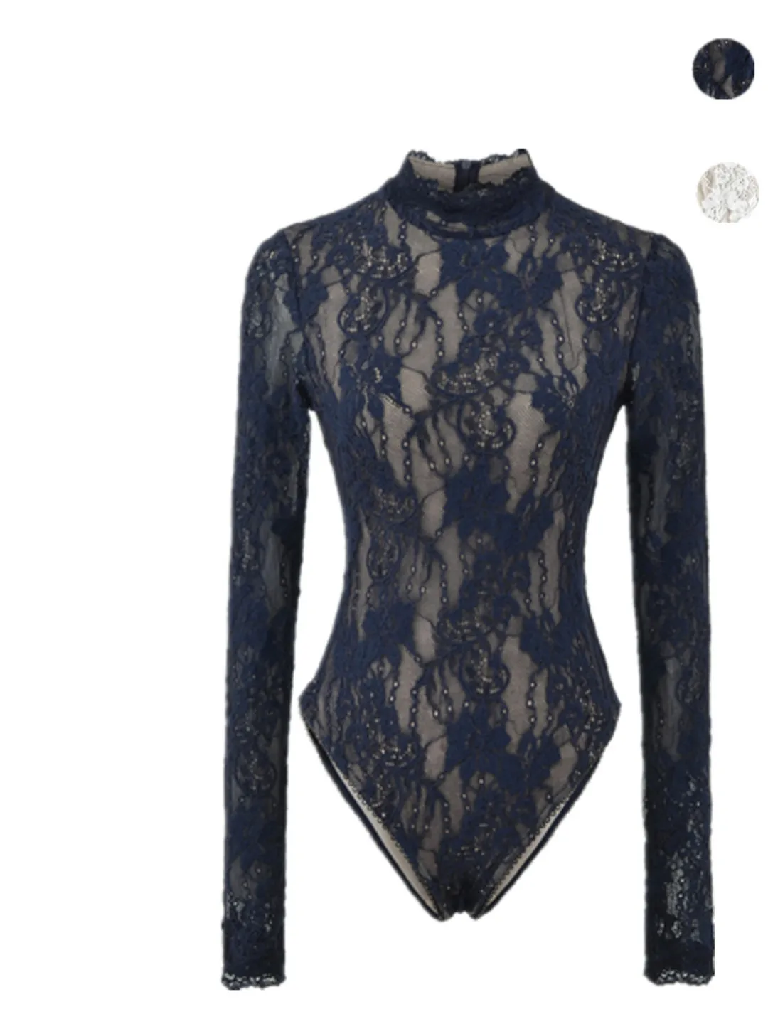 

Street Sle High Ne Lace Trim Elastic Slim Fit Long Sve T-irt Rer ort Pants High Waist Net Underwear Chinese Brand