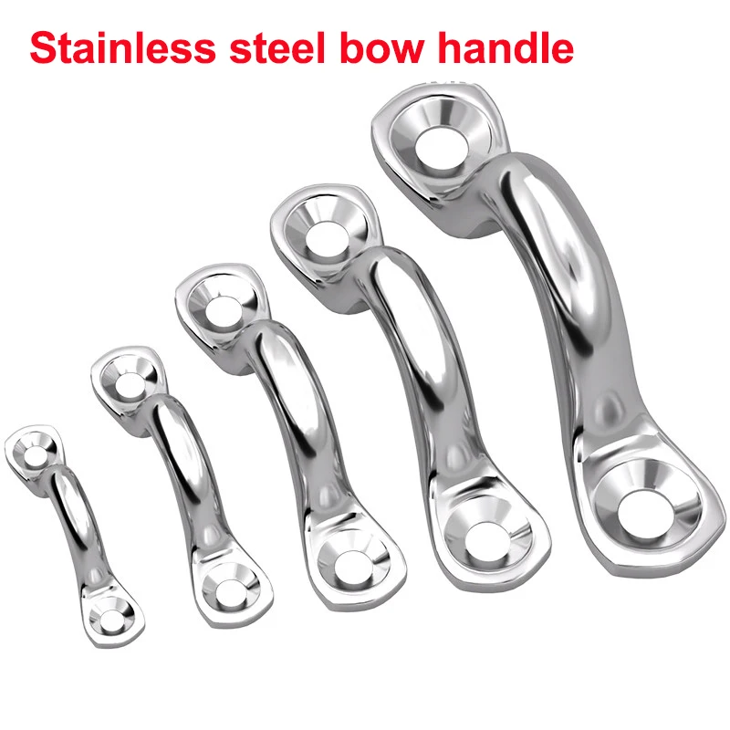 304/316 stainless steel camel back camel peak small handle bow yacht handle fixed door handle buckle