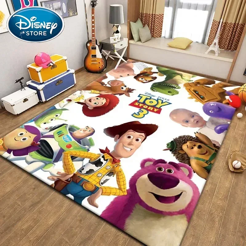 

Kids Rugs for Playroom Disney Toy Story Pattern Area Mat, Cute Cartoon carpet, Kids Gift for Livingroom Bedroom Home Decor