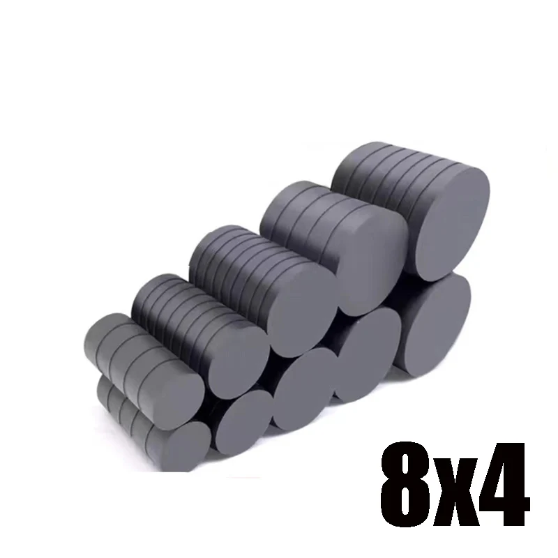 10x3 10x4 10x5 15X3 15X4 15X5mm Schwarzer kleiner runder Magnet Kühlschrank Ferritmagnet Runder Lautsprechermagnet Permanentmagnet – Detail 5