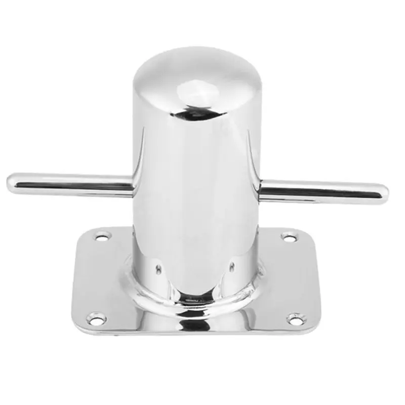 AEE2-90/120MM Single Mooring Bitt Stainless Steel Single Mooring Bitt Heavy Duty Bollard Cleat Marine Accessories 2PCS