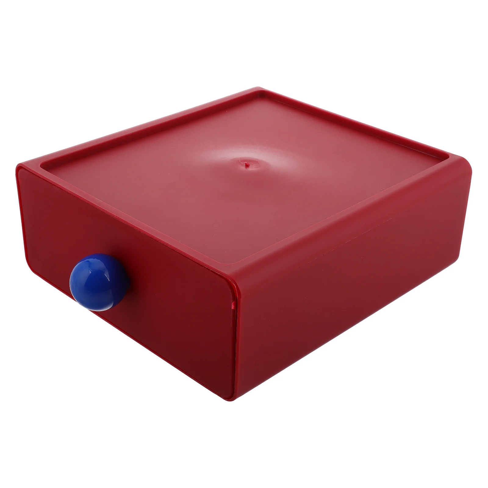 Red Desktop Storage Box 30x20x15cm Plastic ganizer Bins Drawer Style Dormitory School Office Jewelry Makeup Tray Durabile Easy