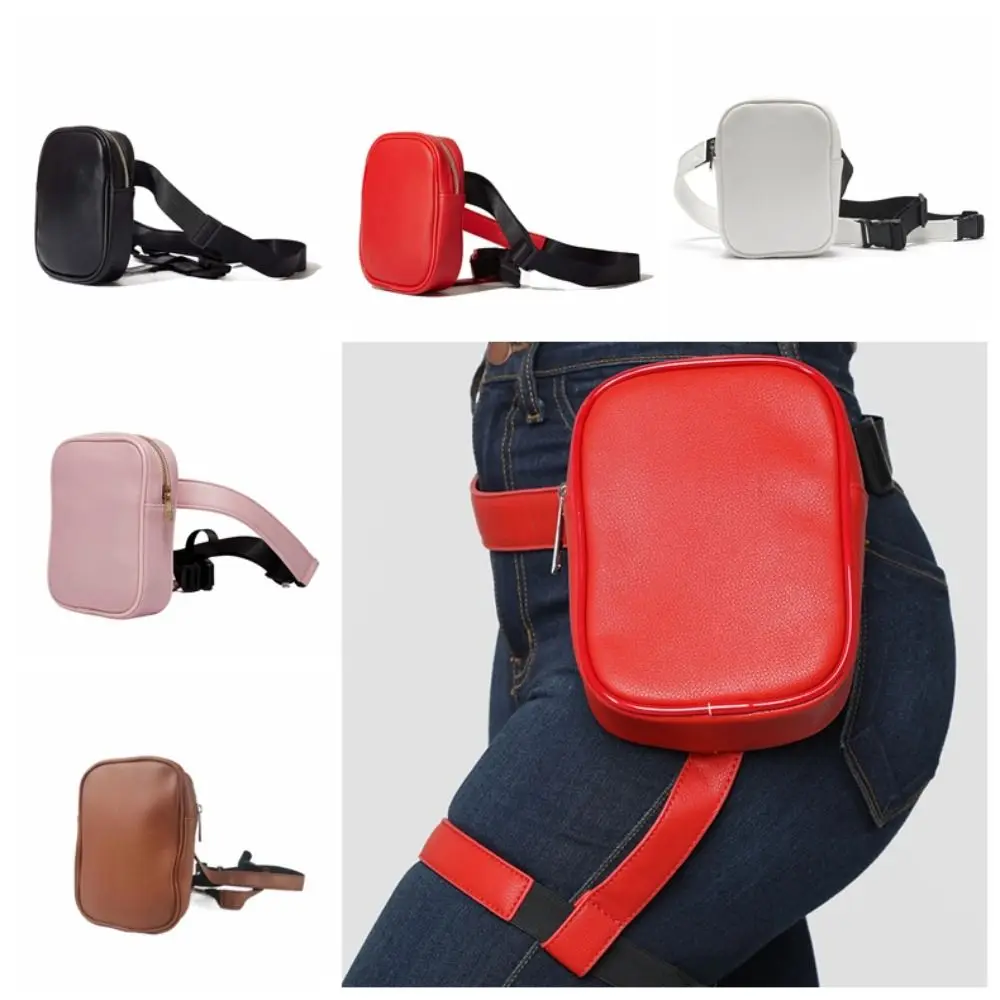 BQ Fashion INS Hot Trendy Stylish Women Waist Leg Belt Leather Cool Girl Bag Fanny Pack For Outdoor Hiking Motorcycle