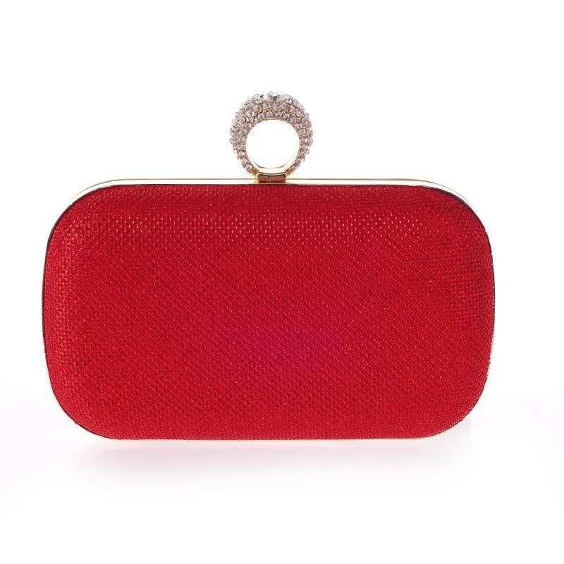 Faionable الماس جزءا لا يتجزأ من مساء حقيبة صغيرة للنساء جديد Sle لينة بولي Leather حقيبة يد جلدية مناسبة للولائم تشيباو #3