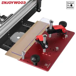 Hooked On Router Table Rail Coping Sled Woodworking Rail Guide Safety Coping Sled for Cabinet Door Joints Drawer by ENJOYWOOD