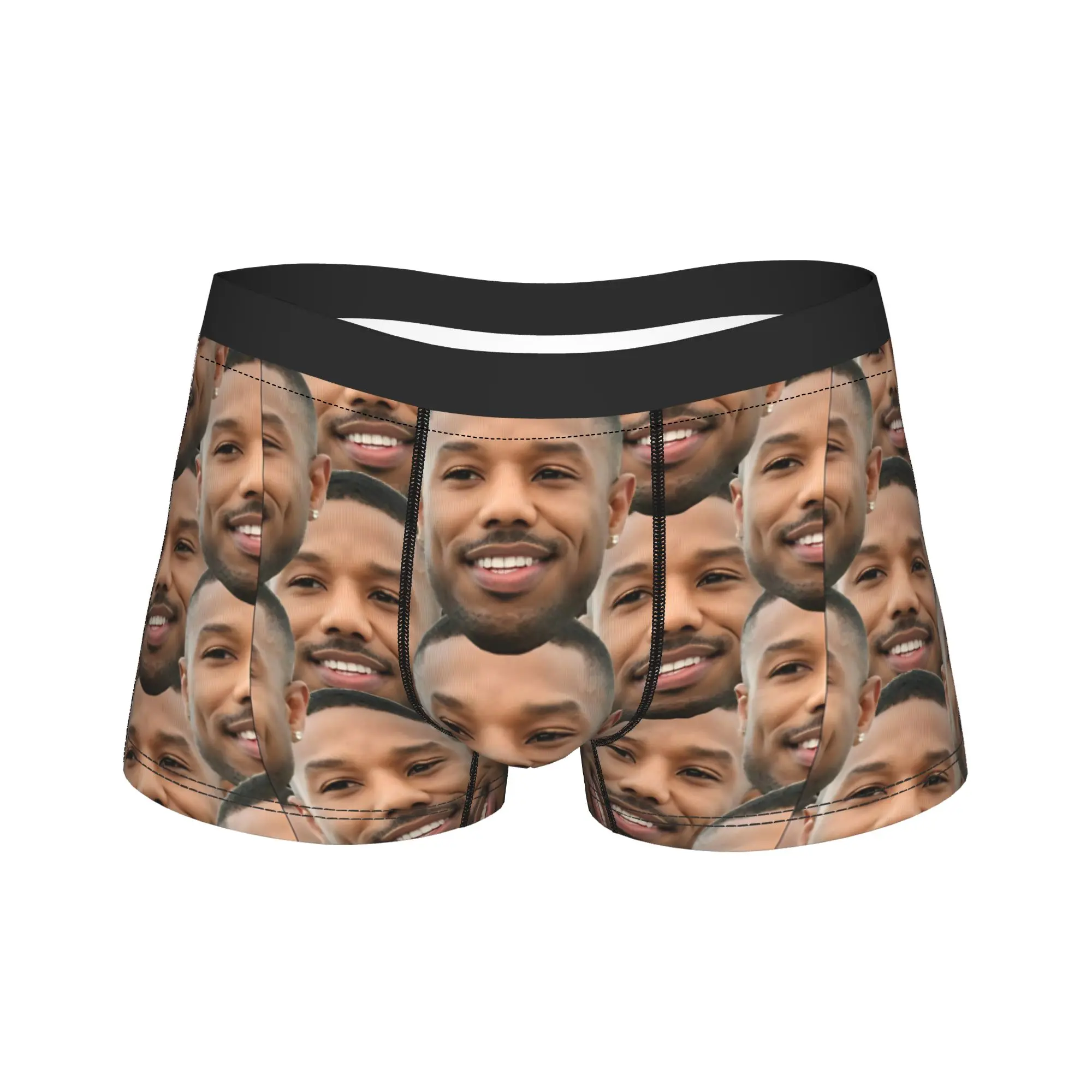

Michael B. Jordans Underwear Men's Underpants Pattern Sexy Soft Boxershorts High Quality Shorts Briefs Large Size