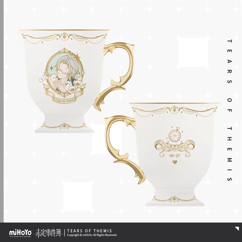 [공식] 게임 테미스의 눈물 커피컵 루크 피어스 아르템 윙 빌헬름 마리우스 폰 하겐 세라믹 컵 머그 코스프레 도진 기프트
