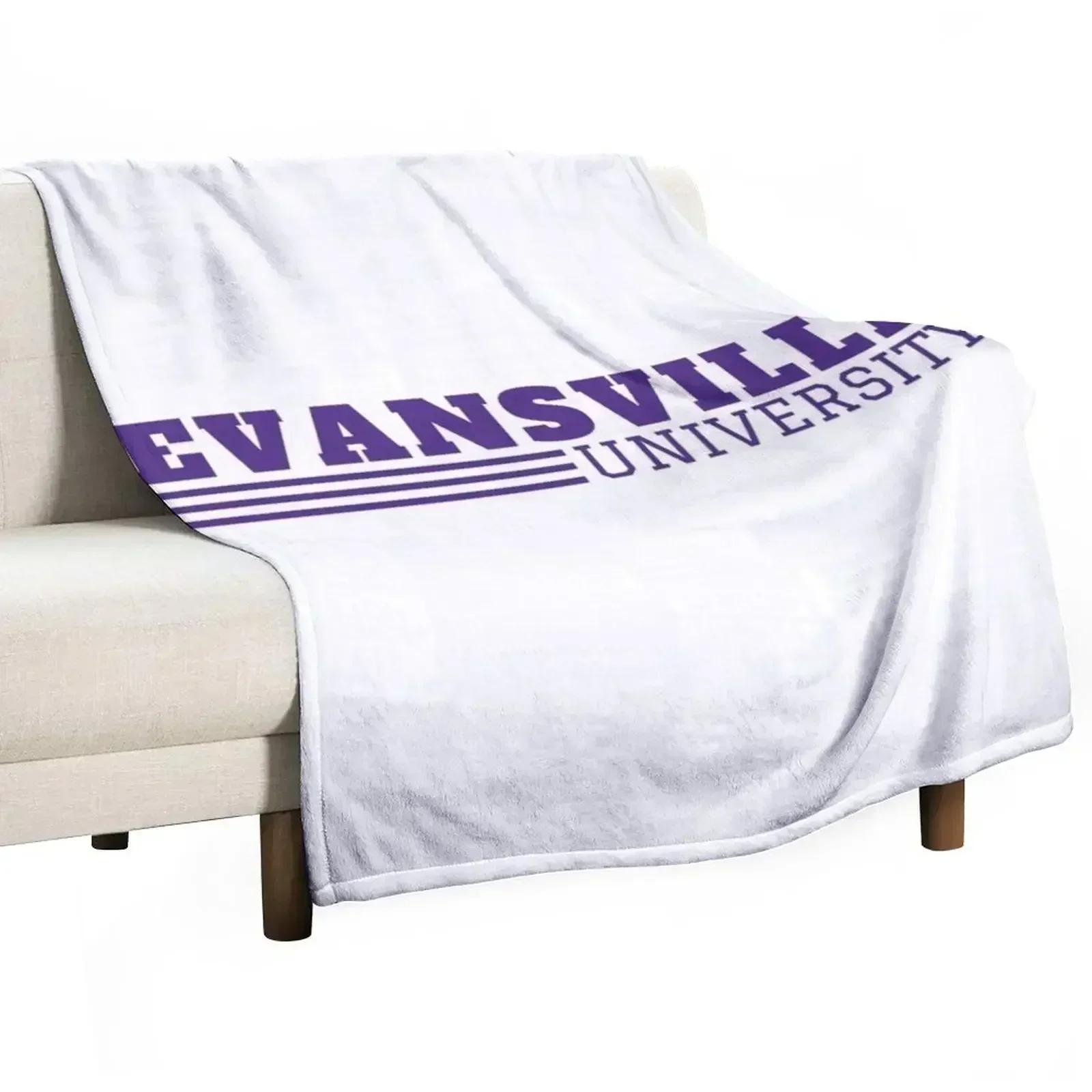 

Vintage University Of Evansville Throw Blanket Cozy Napping Blanket Gift for Mom Dad
