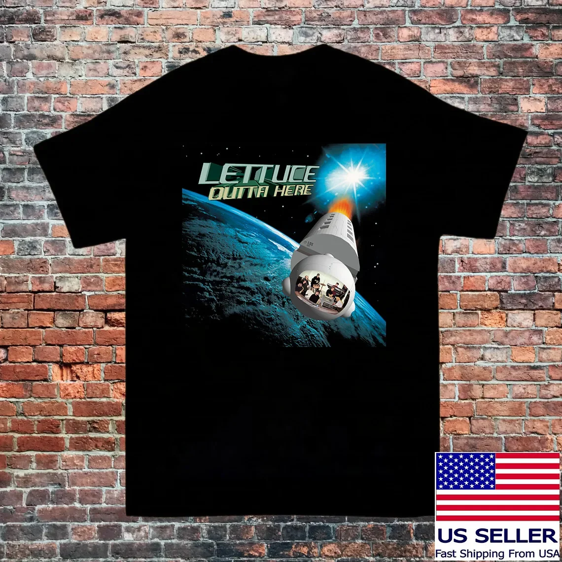 Lettuce BAND Lettuce Outta Here GIFT FOR FAN ON TOUR T Shirt Full Size S-5XL