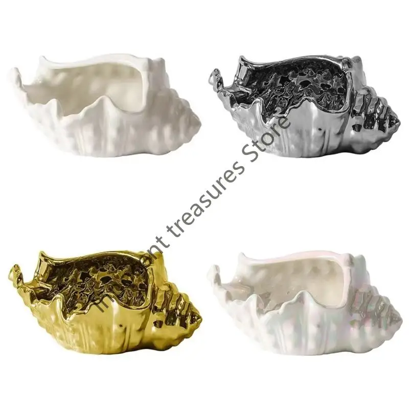 

3XUA Minimalist Ceramic Plate for Jewelry Arrangement and Space Enhancement