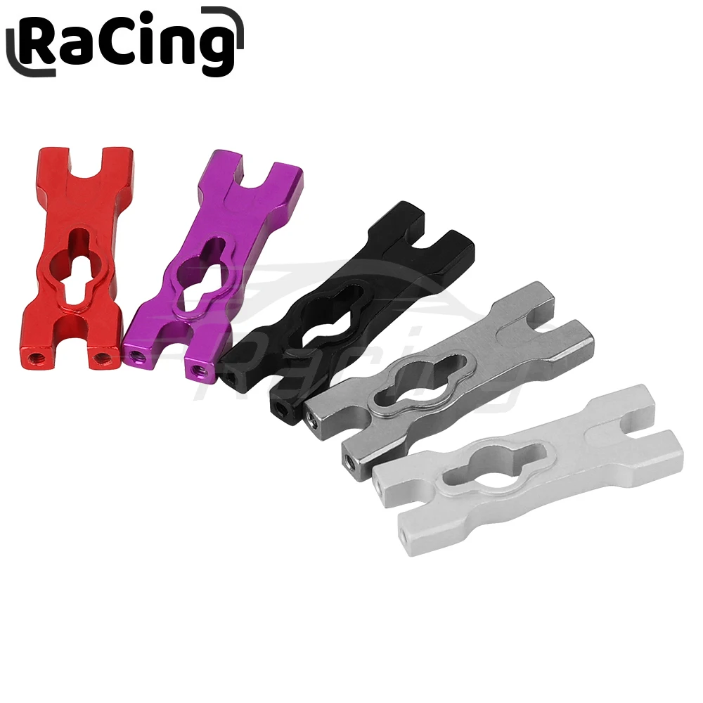 סגסוגת אלומיניום קדמי קרומים אחוריים קדמי צלחת גוף הר עבור לוסי 1/18 מיני lmt 4wd 4x4 מפלצת מתכת משאית שדרוג חלקי