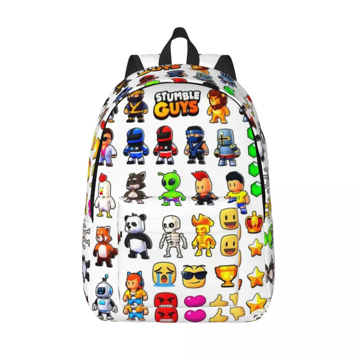 

Stumble Guys Printed Lightweight Casual Schoolbag For School, Outdoor, Shopping, Office 15.7in 17.7in