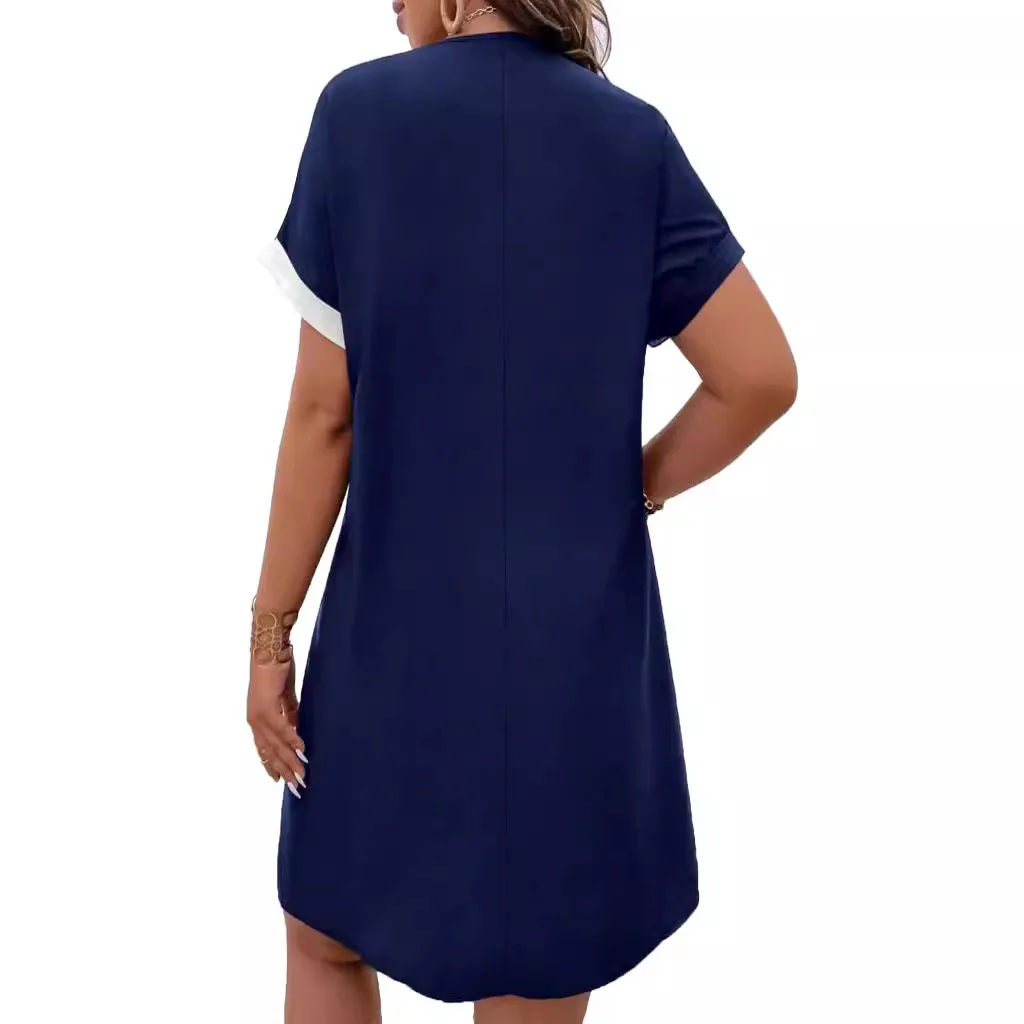 T-shirt rond tendance pour femmes, imprimé floral Ne 3D, ourlet ample, Dr décontracté, taille haute, Polyester, chauve-souris, Sve ort Sve