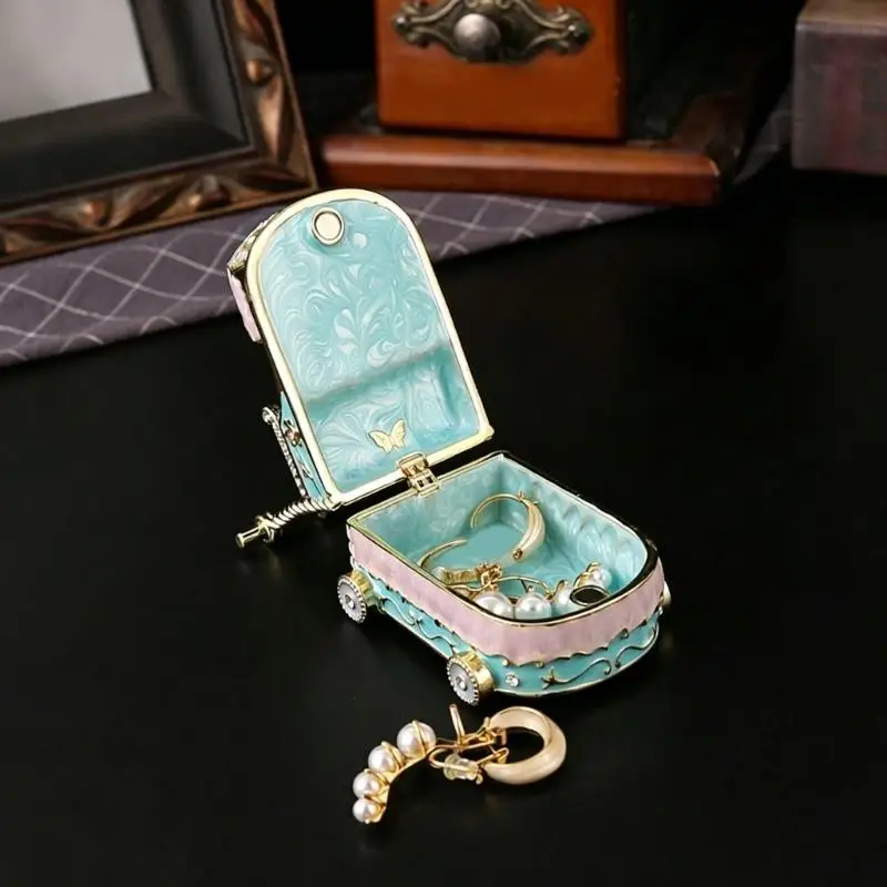 31BB Soft Enamel Jewelry Box for Vanity and Bedside Table Display