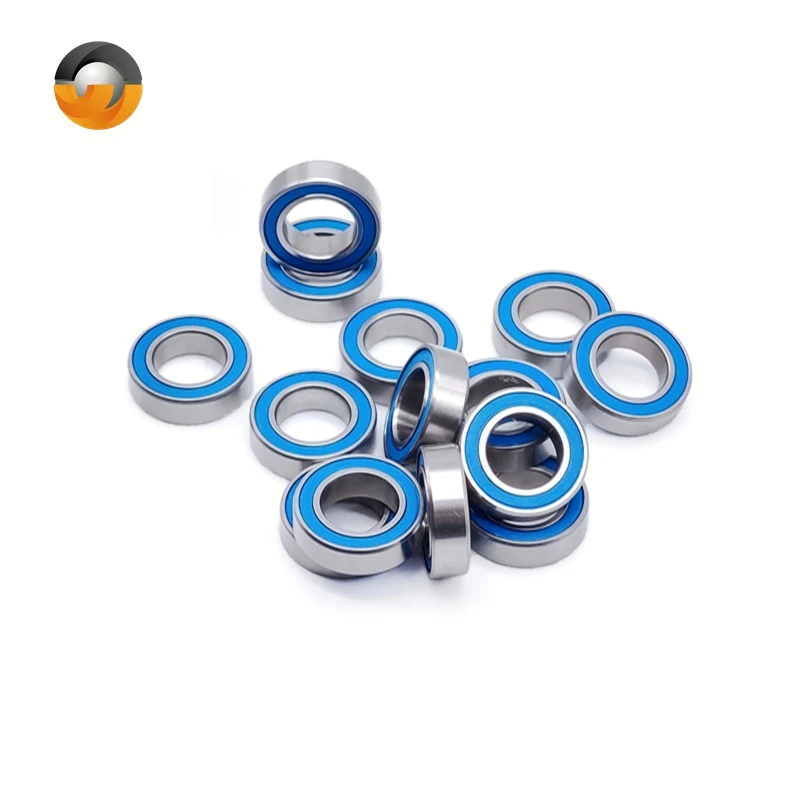 5 sztuk MR148 RS 8x14x4 mm ABEC-7 Miniaturowe łożysko kulkowe MR148-2RS Łożyska kulkowe Niebieskie uszczelnione — zdjęcie 3