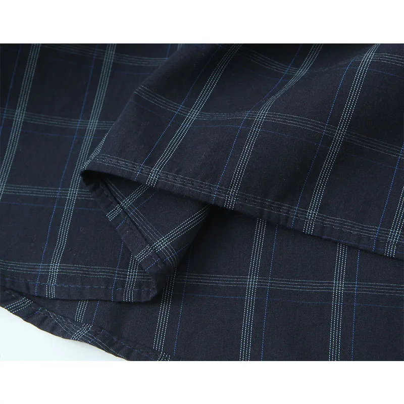 شيك موضة أسلوب بسيط تحقق القمصان للنساء 2025 جديد طويل الأكمام وشاح المرأة قميص فضفاض غير رسمي وبلوزة امرأة بلايز