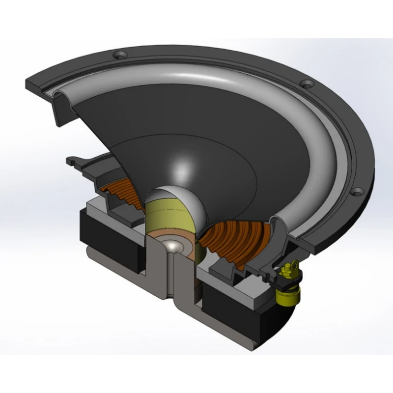 مكبرات صوت HF-101 HiFi مقاس 8 بوصات مكبر صوت كامل المدى تتطابق مع مكبر صوت أحادي الطرف من الفئة A/مكبر صوت كامل المدى