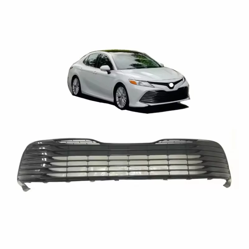 Saivis Grille with W/O Radar Holes Front Bumper Lower grille For Toyota Camry LE XLE 2018 2019 2020