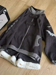 Aesthetic Elegant Sweatshirt Sets Woman Y2k Patchwork Design Coat + Warm Casual Pants Female Zipper Design Chic Outfits Winter