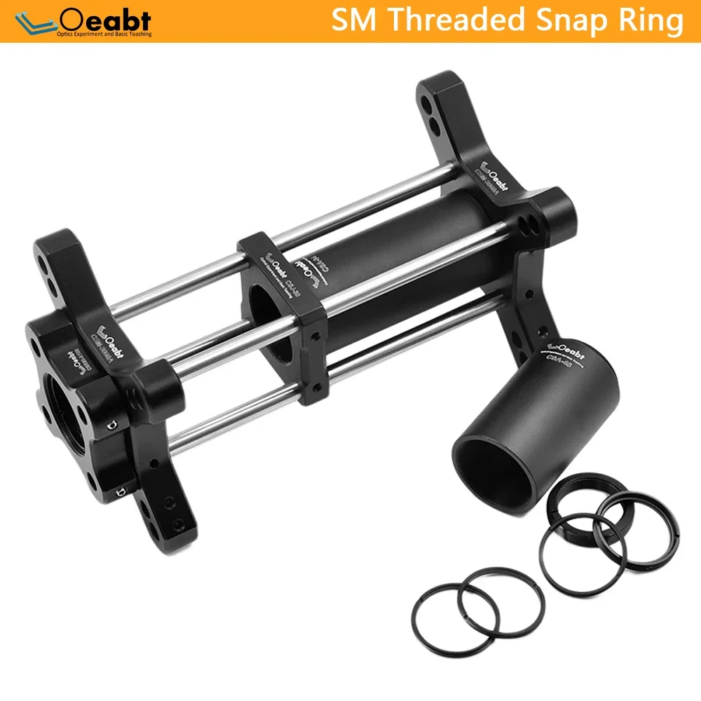 SM05 SM1 SM2 Standard Retaining Ring Threaded Snap Ring Pressure Ring Aluminum Black Optical Lens Tubes and Mounts Fixing Ring