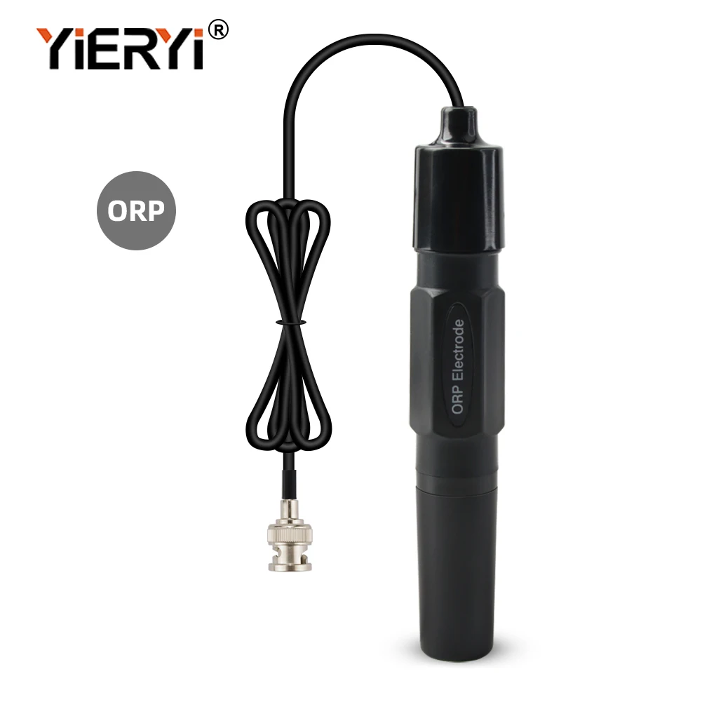 Yieryi ORP Probe 256MV Liquid Sensor Aquarium Laboratory ORP Electrode Probe BNC Oxidation-Reduction Potential Test Sensor 110CM