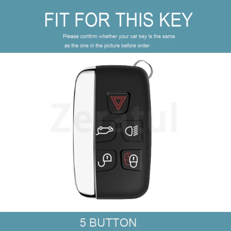 For Jaguar XE XF XJ For Land Rover Range Rover Evoque Sport Freelander Discovery Velar TPU Car Key Case Cover Accessories