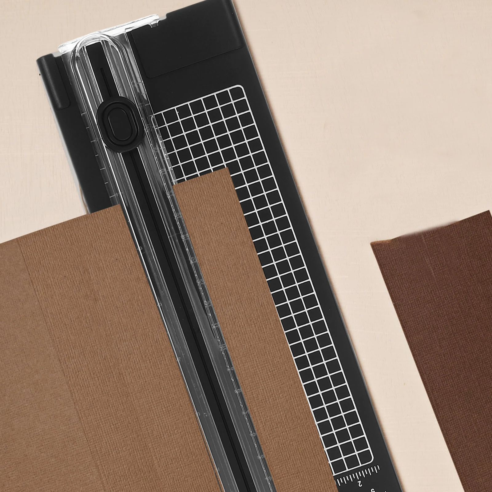 

Portable A4 Paper Manual Cutting Tool for Crafting Office Supply Precision Sleek Design Sturdy Photos Trimmer Invisible