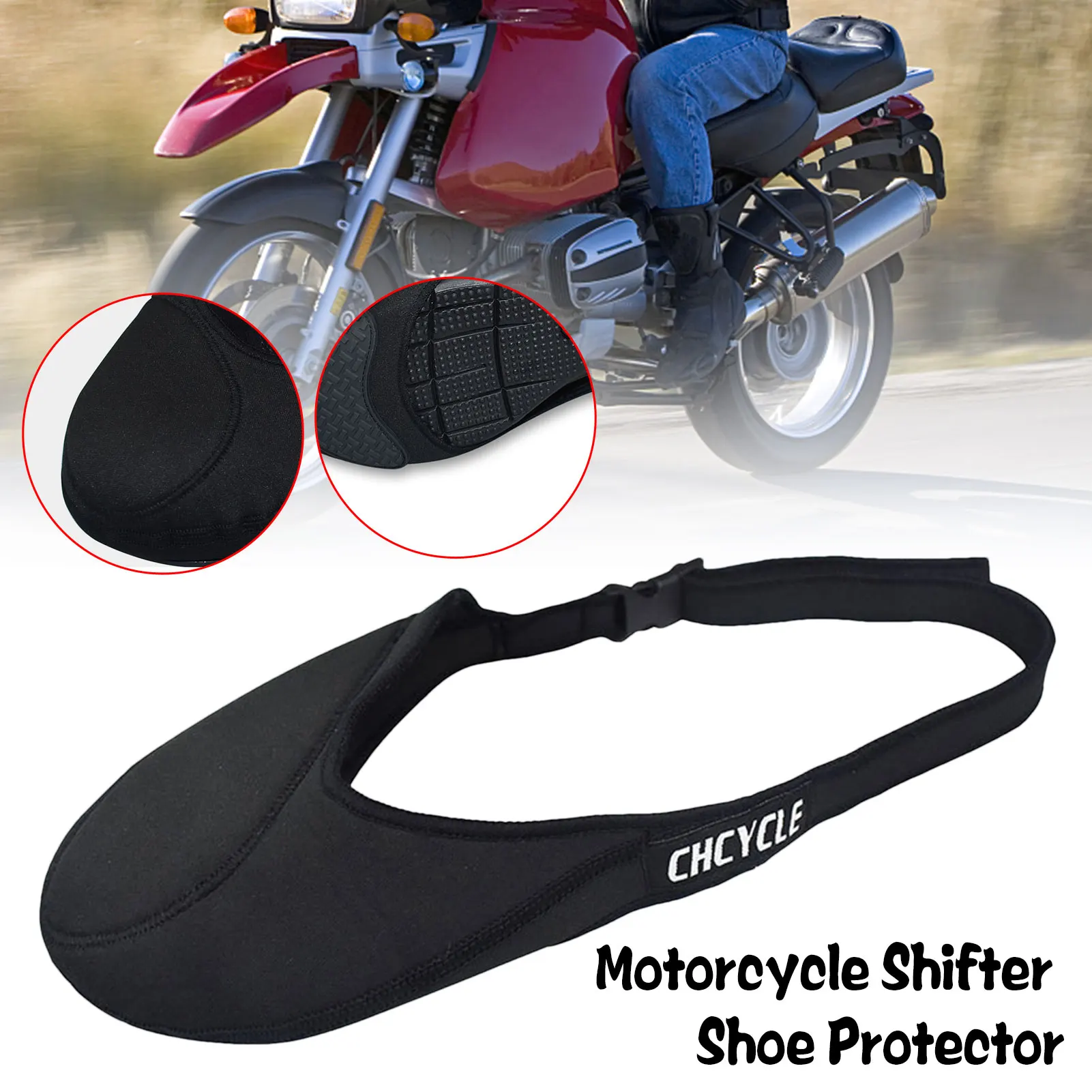 Motorcycle Gear Shift Pad Motorcycle Pad Shifter Lever Riding Shoe Boot Protector Wear Resistant Shoe Cover Shifter Guards For