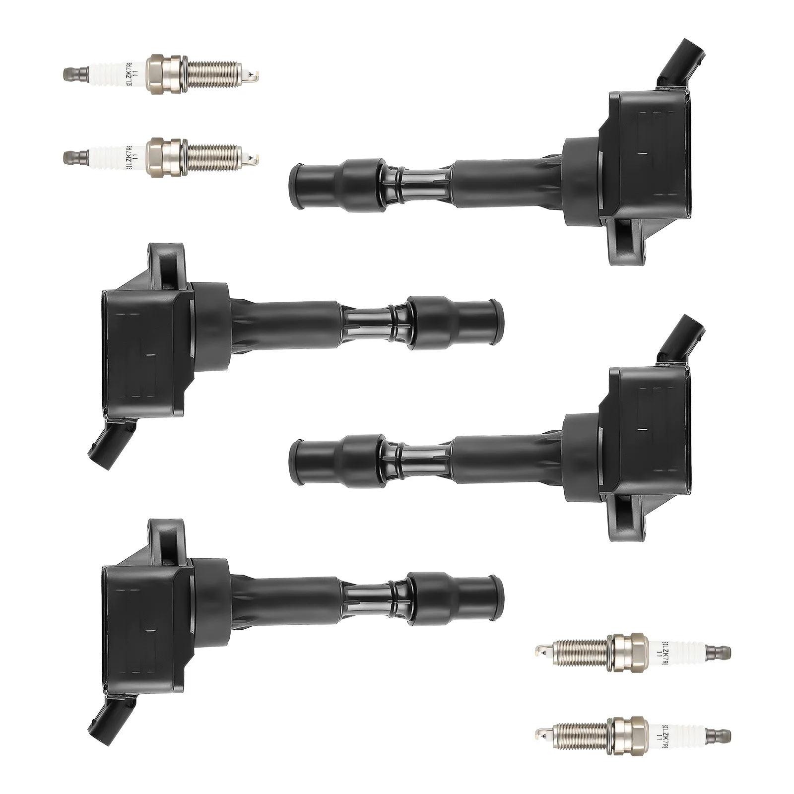 

4X Ignition Coils + 4X Spark Plugs For Hyundai Veloster 2.0L L4 2019-2021 UF816
