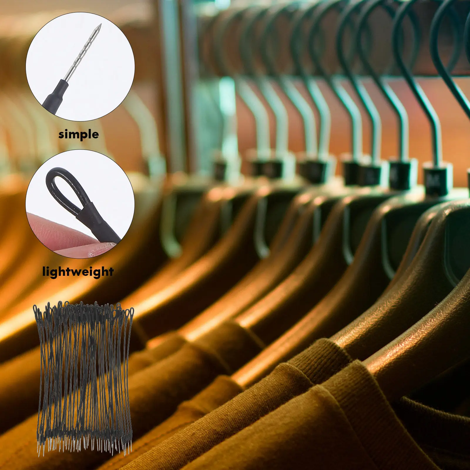 

50 шт. прочных тросиков для ценников из стальной проволоки, идеально подходят для розничных магазинов