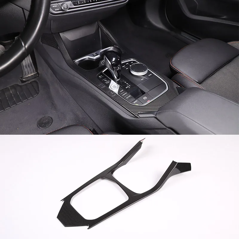 

For BMW 1 Series 2 Series F40 F44 2020-2024 ABS Carbon Fiber Car Center Control Panel Frame Decoration Sticker Car Accessories