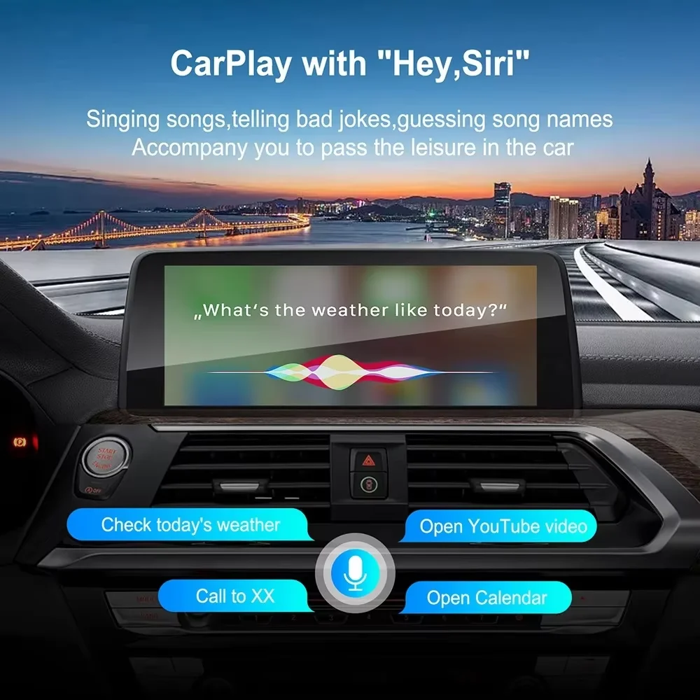 CARABC Wireless CarPlay Android Auto For BMW EVO CIC NBT System 1 2 3 4 5 7 Series X1 X3 X4 X5 F20 F21 F30 F31 F10 F48 F25 E84 썸네일 5
