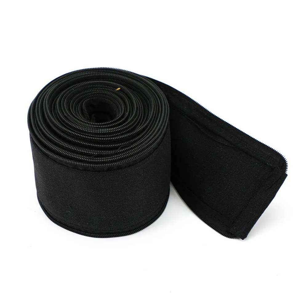 25ft/7.6m Protective Sleeve Sheath Cable Cover Welding Tig Torch Hydraulic Hose Tools Black Welding Soldering Supplies