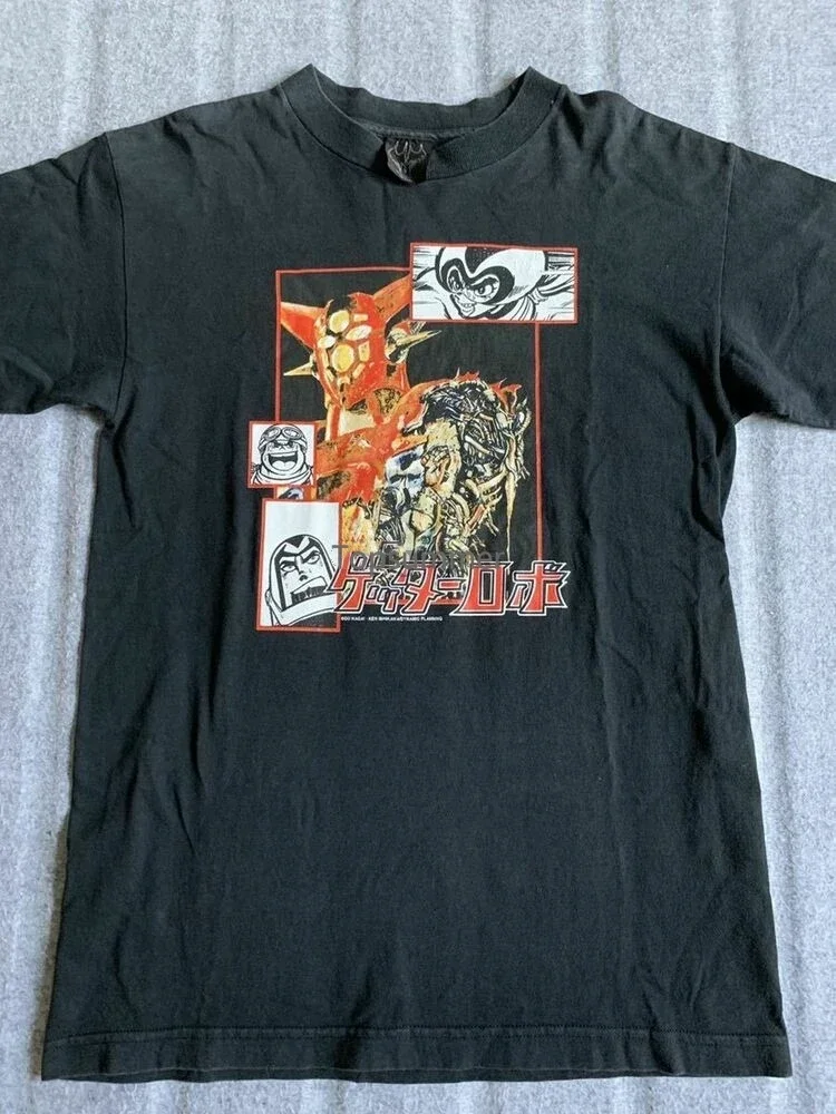 90S Special Go Nagai Getter Robo Vintage T-Shirt Devilman Akira Anime