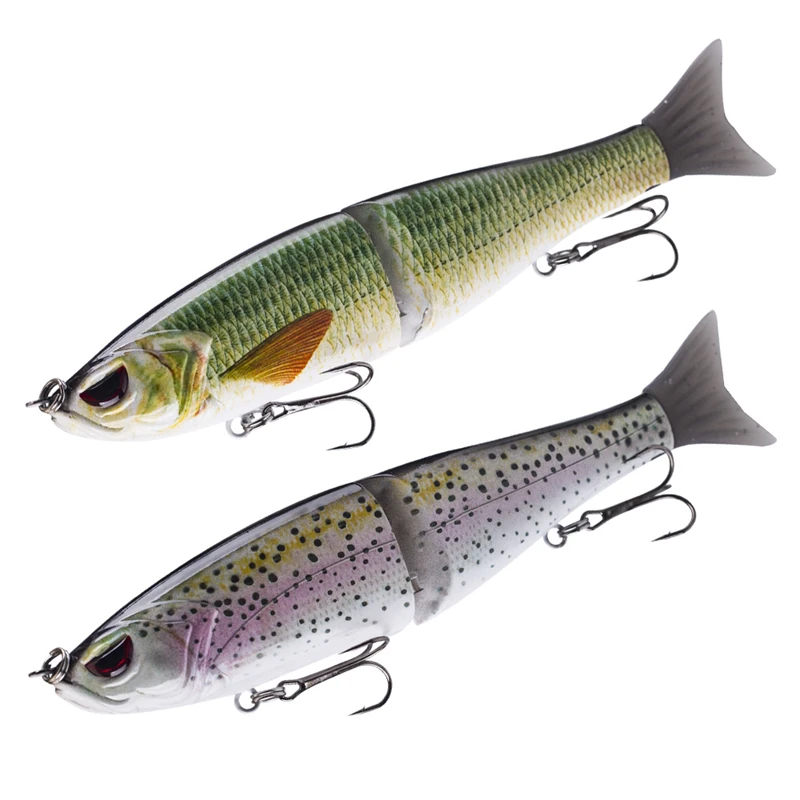 

18 см-62 г, многосуставная рыба, имитация окуня, приманки для плавания, щуки, форели, раздвижные приманки, маленькая форель, жесткие приманки для ловли окуня